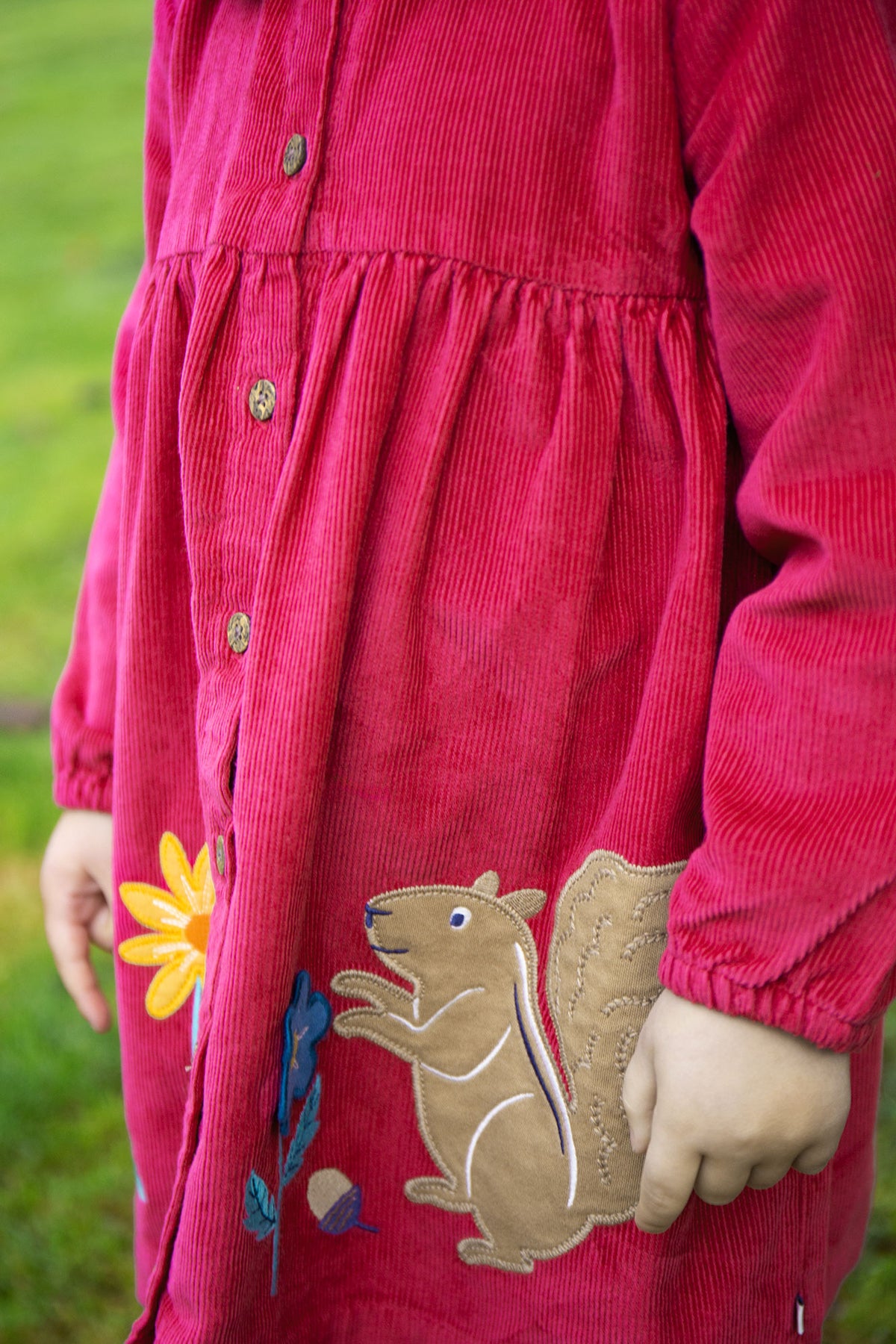 Kleid Cord Eichhörnchen von Frugi