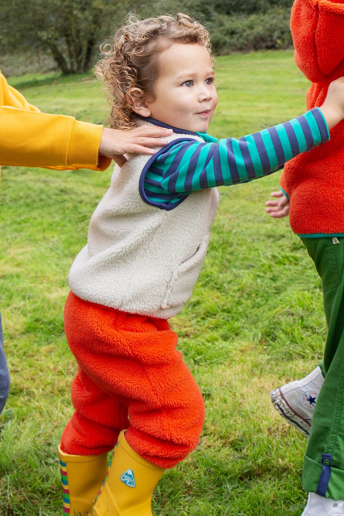 Hose Fleece von Frugi in orange