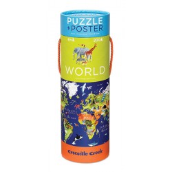 Puzzle Weltkarte von Crocodile Creek